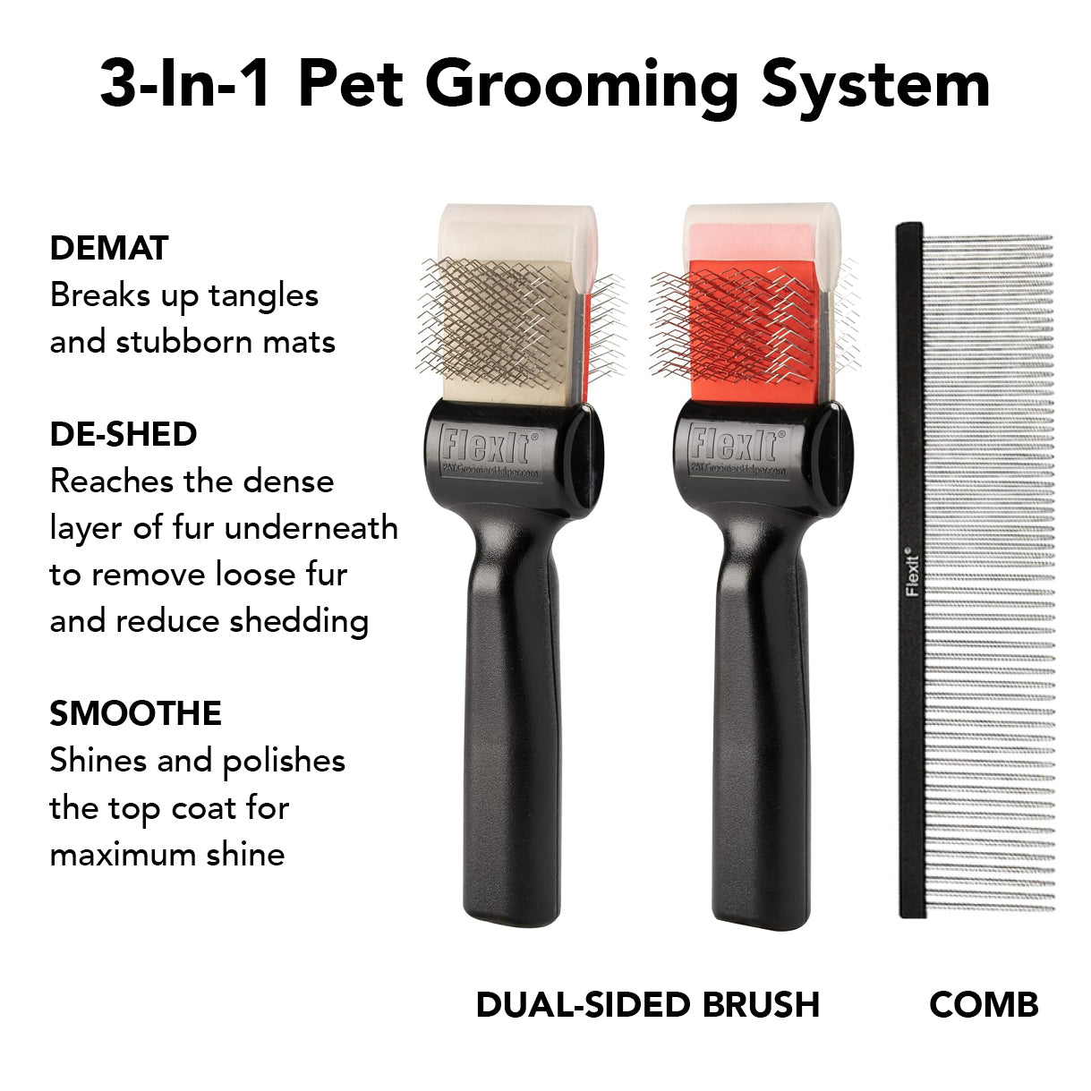 THE 3-IN-1 BRUSH