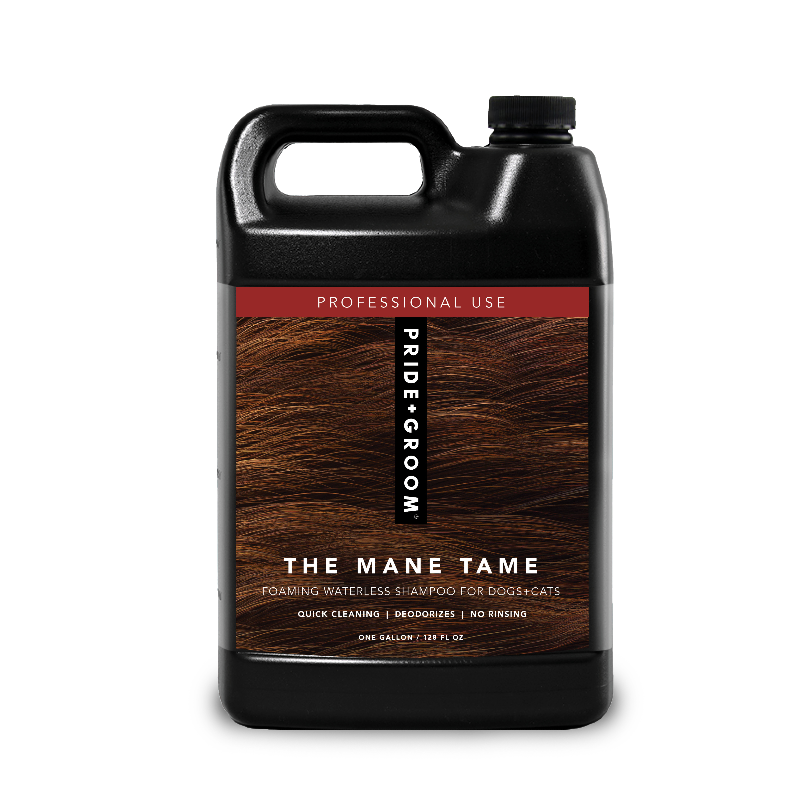 THE MANE TAME Waterless Dog & Cat Shampoo — No-Rinse Pet Grooming and Quick Cleaning