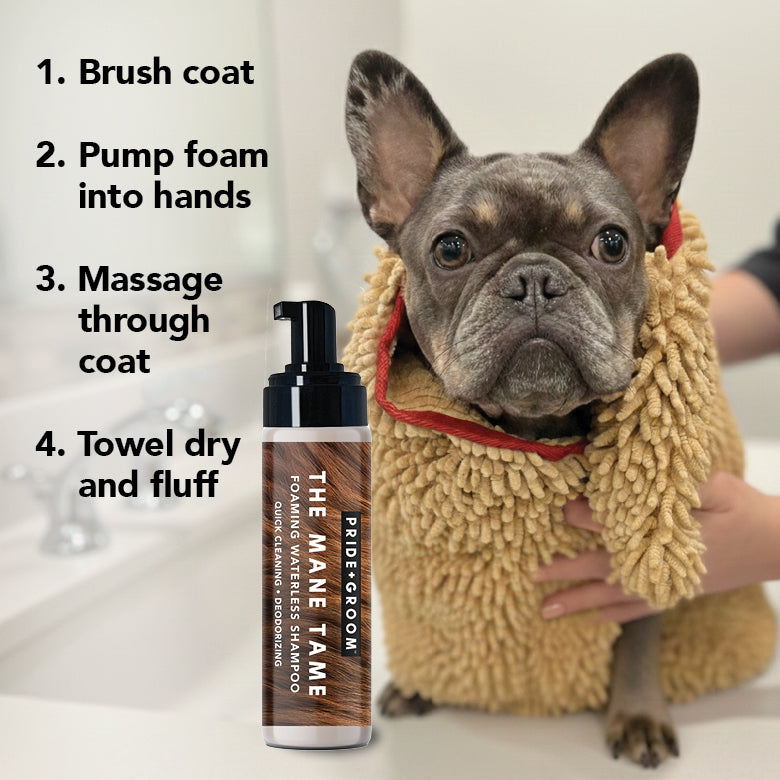 THE MANE TAME Waterless Dog & Cat Shampoo + Refillable Product
