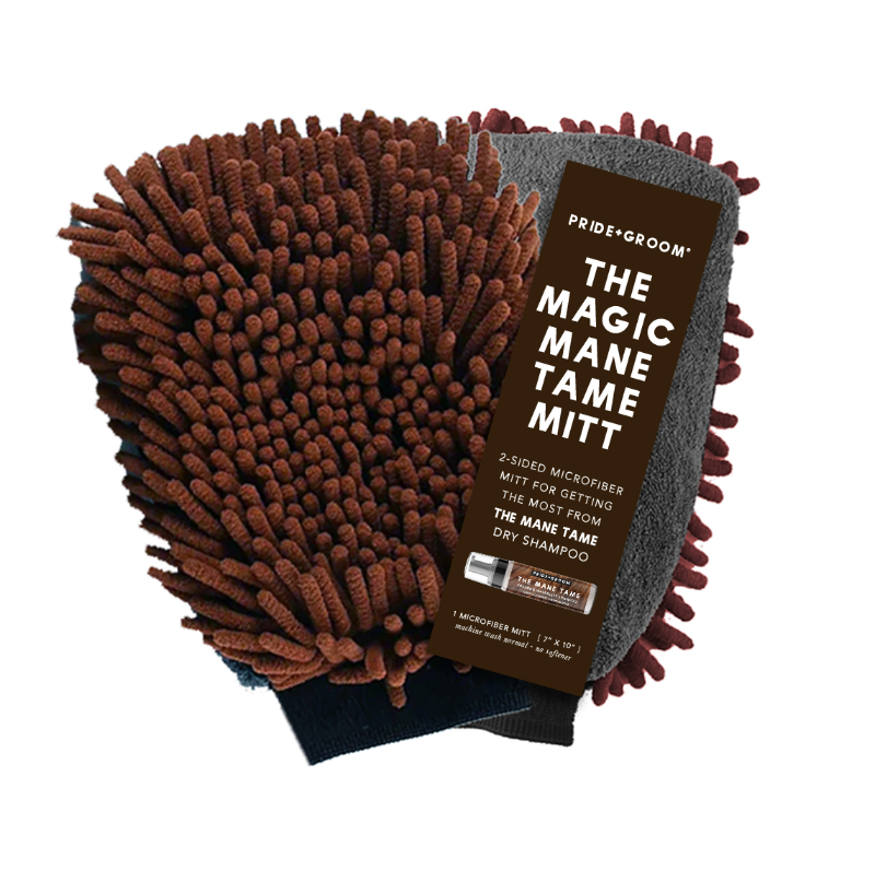Magic Mit THE MAGIC MITT Dual-Sided Microfiber Grooming Mitt for Dogs & Cats — U ...
