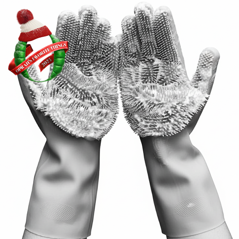 THE SCRUBBER GLOVES Scrubby silicone wash gloves